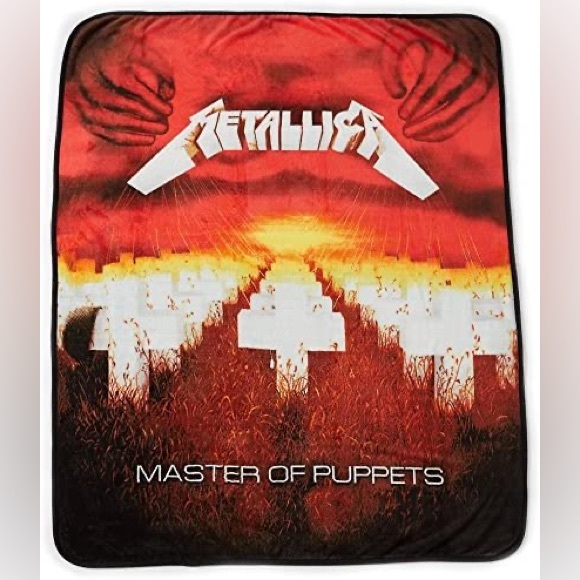 Metallica Bedding Metallica Master Of Puppets Fleece Blanket Poshmark